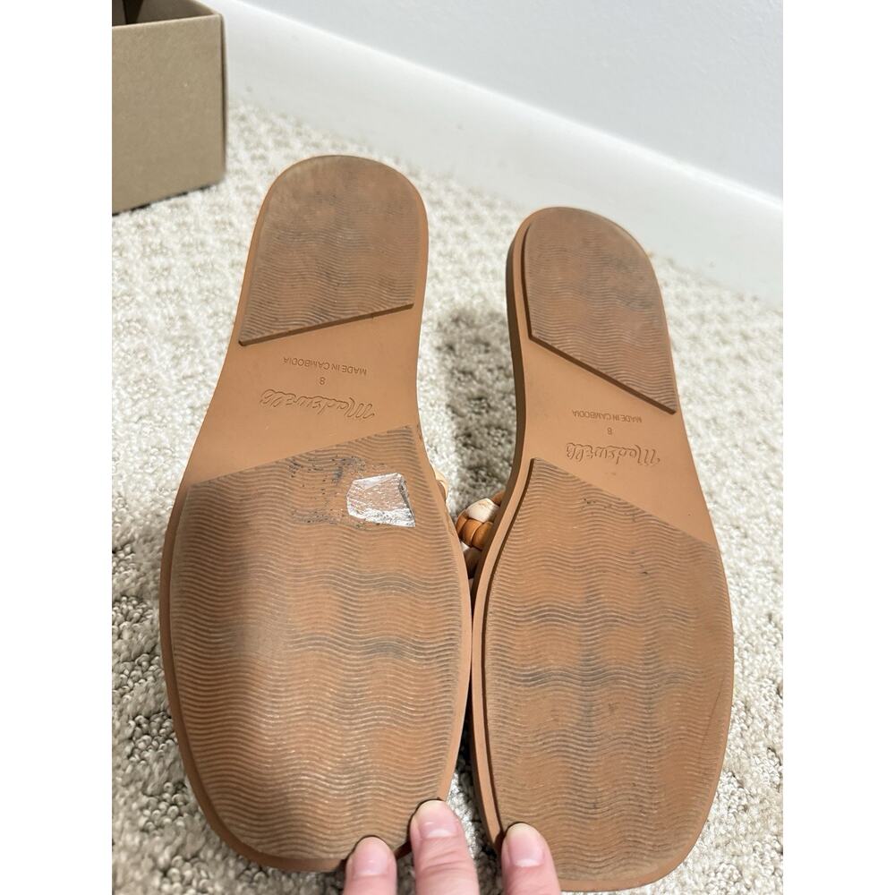 Madewell Women's Nora Puffy Woven Slide Multi-Mulled Cider Size 8 Flats - Picture 3 of 7